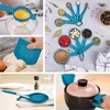 LIANYU 43 Pcs Silicone Kitchen Cooking Utensils with Holder, Heat