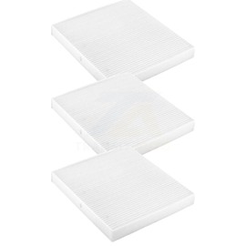 PUR Cabin Air Filter (3 Pack) Replacement For Dodge Ram 1500 Journey Jeep Patriot Chrysler Compass 200 Caliber Avenger 2500 Sebring 3500 K54-100143