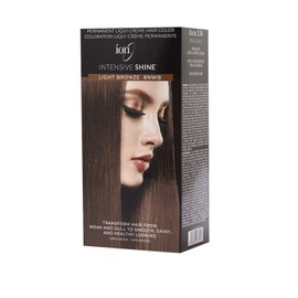 ION Intensive Shine Permanent Liqui-Creme Hair Color Kit Fade Resistant Gray Coverage 2.5 Times More Shine Brilliant Long Lasting Color - Light Bronze 8NWB