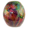 Puckator Rainbow Marble Effect Skull Ornament - Home Decoration -