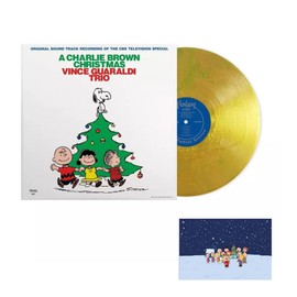 Vince Guaraldi Trio A Charlie Brown Christmas Exclusive Limited Metallic Gold with Green Color Vinyl LP