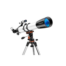 Uonol Telescope for Adults High Powered 90mm Aperture 800mm(32X-240X),Refractor Telescopes for Astronomy Beginners with AZ Mount Tripod,Phone Adapter,Carry Bag