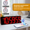 TXL 17.2" Bluetooth Digital Wall Clock with Seconds, Large Countdown
