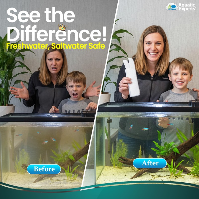 Aquatic Experts Aquarium Filter Floss for Fish Tank Filters -