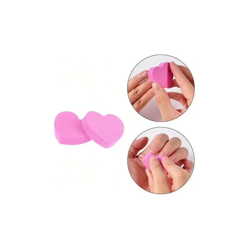 Kit De 25 Piezas Mini Limas Sponge Para Uñas Manicure