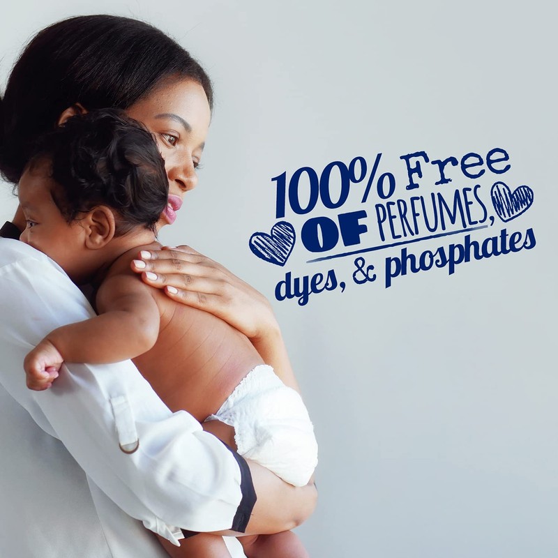 All Mighty Pacs Laundry Detergent, Free Clear Pouch, 16 Count