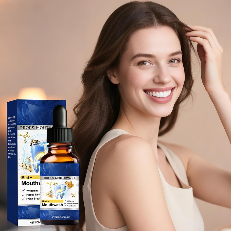 2PCS Beetakt Oral Repair Solution, Mint Flavored Oral Mouthwash，Effectively Improves
