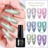 MEET ACROSS Gel Nail Polish Set, 6 Colors Cat Eye