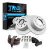 TRQ Brake Pad & Rotor Kit Compatible with 2010-2015 Hyundai