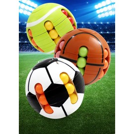 Puzzle Sport Ball Toys - 3D Brain Teasers and Puzzle Games for Kids and Adults, Travel Games for Ages 3+, Intelligence 2.5" Magic Bead, Adult Relieve Stress, Hand Sport, Gifts Kids Boys Girls