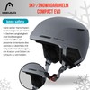 Head Compact Evo Ski Snowboard Helmet – Grey – Size: