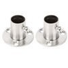 Sourcingmap Stainless Steel Cabinet Clothes Closet Rod Bracket Holder Flange