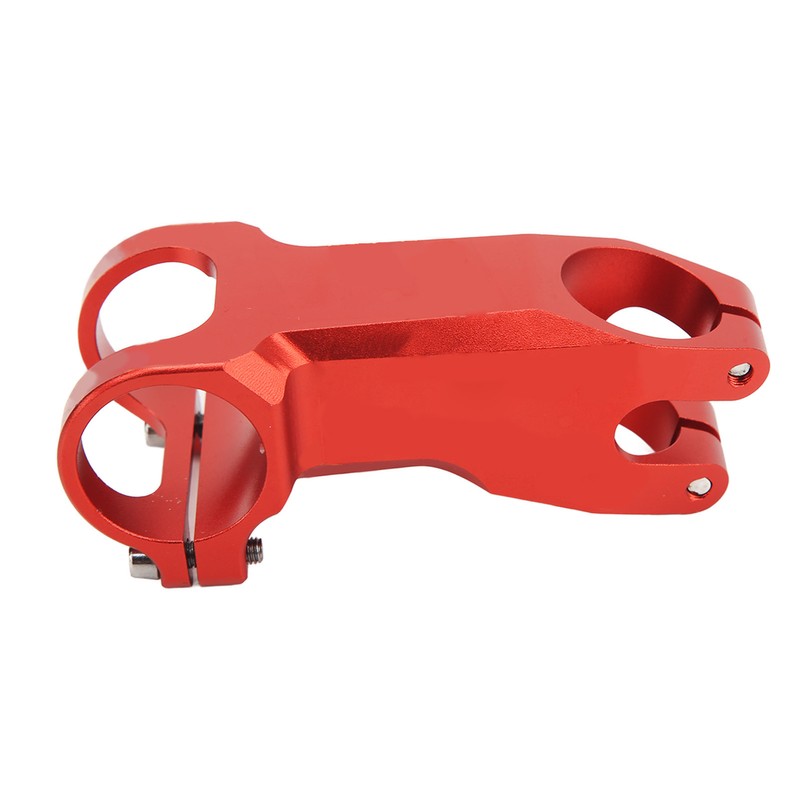 Bike Stem Red Aluminum Alloy Mountain Bike Handlebars Negative 17