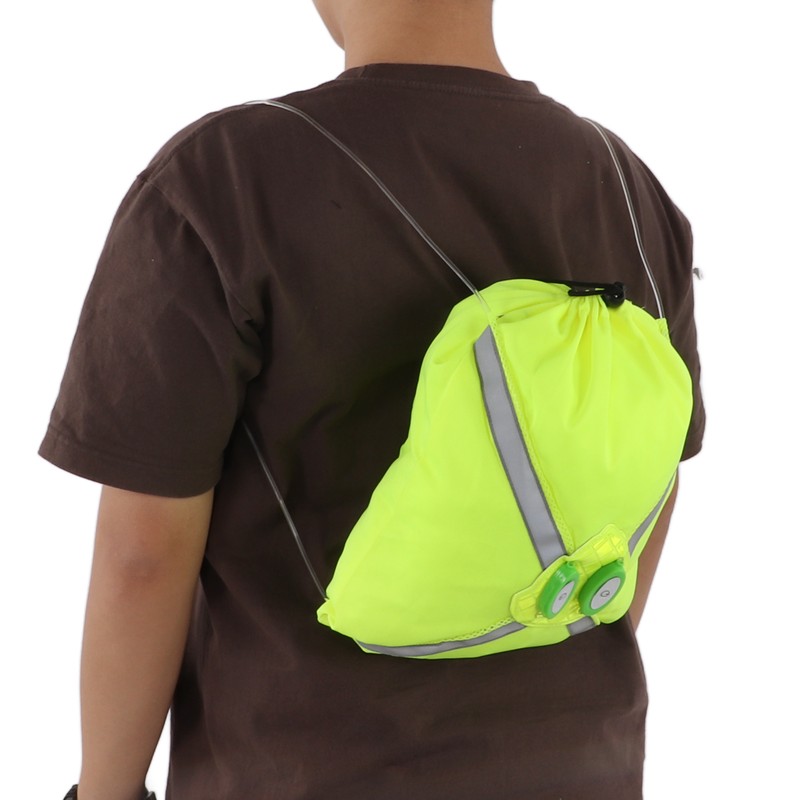 LED Fiber Optic Bundle Pocket Outdoor Cycling Night Running Reflective