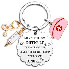 Nurse Practitioner Gifts For Women Medical Assistant Accessories Rn Gift For Nurses Np Week Graduation Nursing Student Gift Nurses Keychain For Women Future Nicu Nurse Gifts For Healthcare Workers