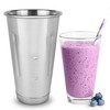 eHomeA2Z Malt Cup Stainless Steel Ice Cream Milkshake Commercial Grade