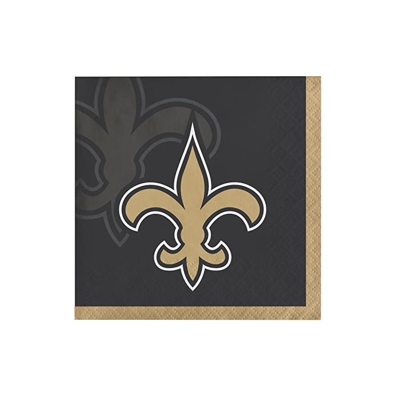 Trendware New Orleans Saints Beverage Napkins, 48 ct
