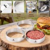 Hilsita Burger Mold, Sous Vide Accessories Hamburger Bun Rings, 6