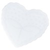 Uniquer Skirt Pattern Heart Shaped Silicone Soap Molds,Car Freshies Molds