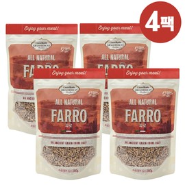 Grain On Farro (Emmer Wheat) Ancient Grain 280g x 4 packs / 그레인온 파로(엠머 밀) 고대곡물 280g x 4팩
