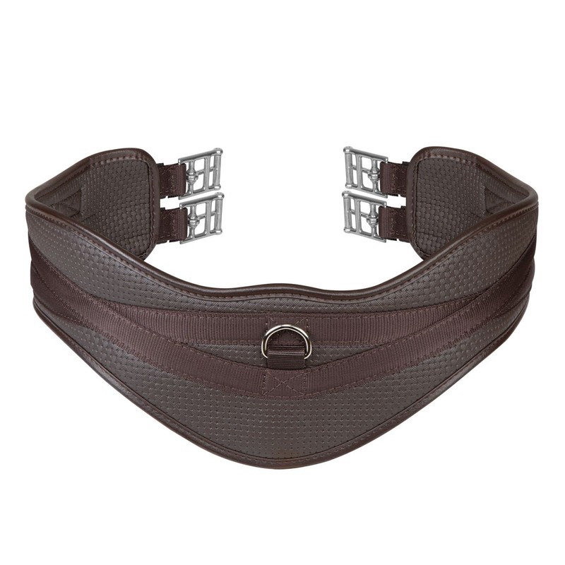 Shires ARMA Anti-Chafe Anatomical Girth with Elastic - Brown 56
