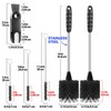 Holikme 6 Pack Bottle Brush Set, 14" Long Handle Stainless