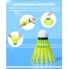 HIRALIY Badminton Birdies,Nylon Badminton Shuttlecocks with Stability Durability for Baseball