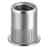 Wensilon Rivet Nut 1/4"-20UNC 100Pcs Stainless Steel 304 Finish Flat