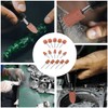 dophee 60Pcs/Set Aluminium Oxide Mounted Grinding Stone Sanding Drill Bits