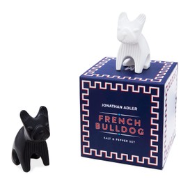 Jonathan Adler French Bulldog S&P, Black/White, One Size, (31830)