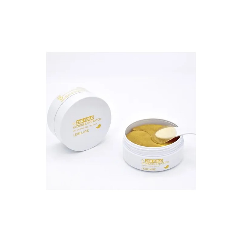 Parches Para Ojos Coreana De Hidrogel Con Oro 24k 90g