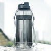 Sports Water Bottle, 2000 ml, Large Water Cup with Straw,