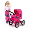 Bayer Design Dolls: Trendy Pram - Hot Pink - Includes