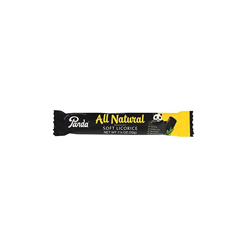 Panda All Natural Licorice Bar, 1 1/8 Oz/32g (Pack of