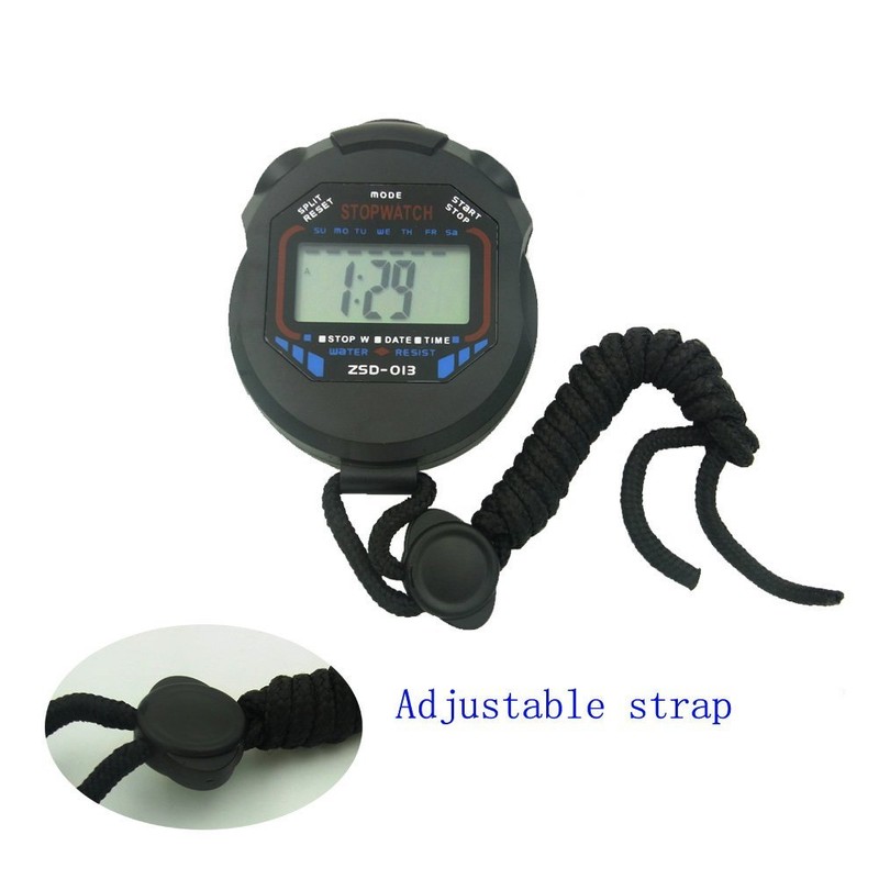 SIENOC Digital Professional Handheld LCD Chronograph Sports Stopwatch Timer Stop
