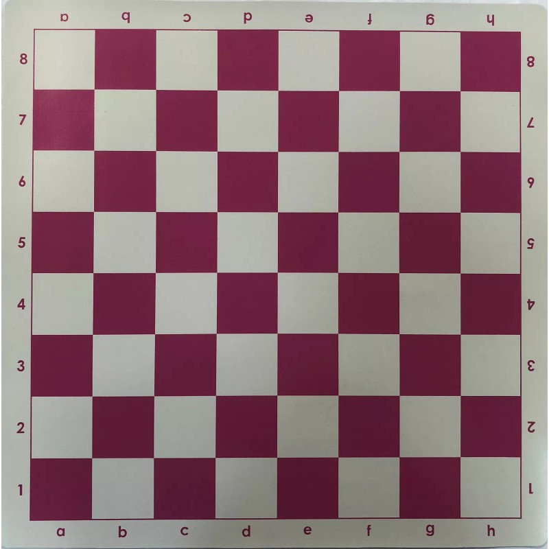 Rook-N-Pawn Tournament Chess Set w/ Weighted Pieces - Pink Board
