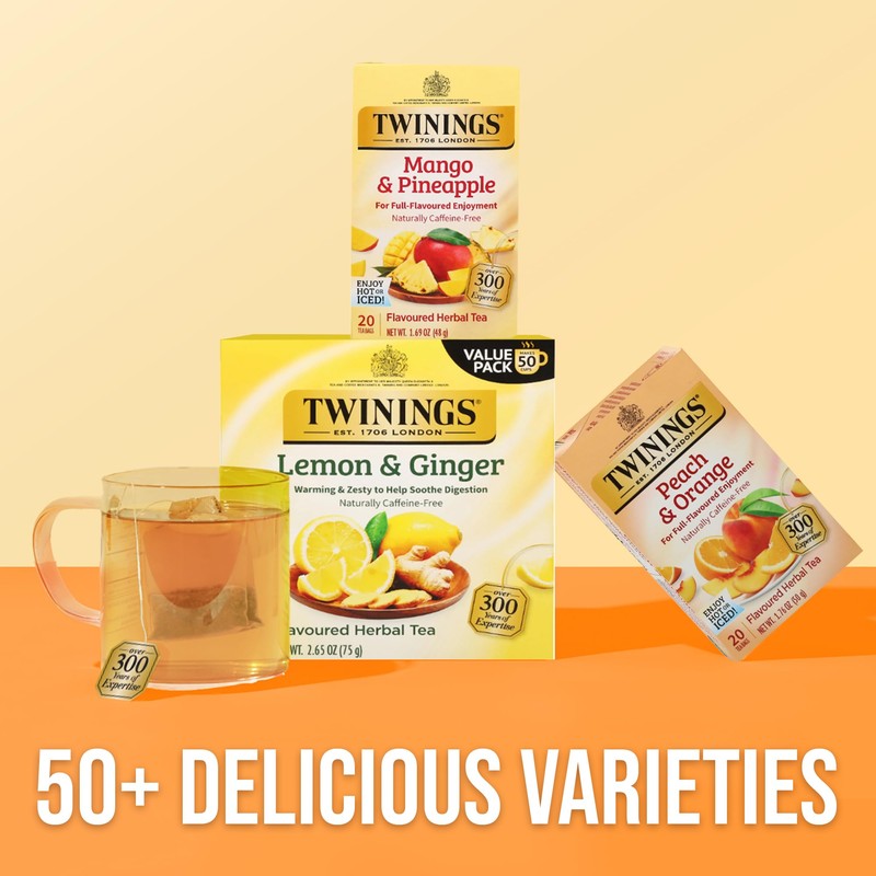 Twinings Twinings NEW Mango & Pineapple Herbal Tea Individually Wrapped