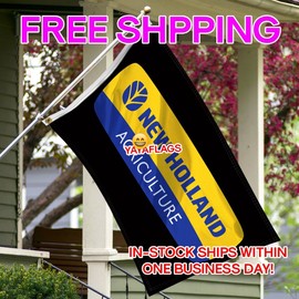 New Holland 3x5 ft Banner Premium Flag Quality Farm Equipment Tractor Sign