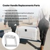 Replacement Cooler Handles Parts for 25-72 Qt Coolers,High Strength Plastic