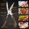 AUDAMI Premium Kitchen Shears 2-Pack Heavy Duty Poultry & Meat