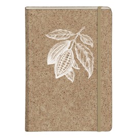 Clairefontaine 83546C Notebook Cocoa Motif with Hard Cover DIN A5 14.8 x 21 cm 48 Lined Sheets with Stretchy Pocket 1 Piece Assorted Designs