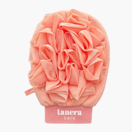 2-in-1 Tanera Skin Exfoliating Glove for Body - The Original from The Lion Cave - Rubed Skin, Keratosis Pilaris, Self-Tanning Removal, Blemished Skin, Strawberry Legs, Kessa Hamam Body Scrub