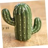 DOITOOL 1pc Cute Cactus Toothpick Holder Ceramic Toothpick Dispenser for