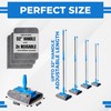 Baseboard Cleaner Tool with Handle - Wall Mop Cleaner with