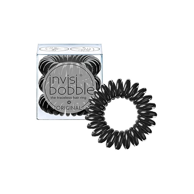 Invisibobble True Black Pack of 3
