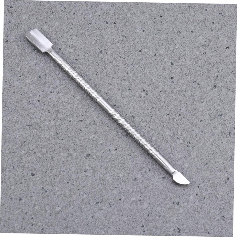 Mikinona 2pcs Stainless Steel Cuticle Spoon Pusher for Manicure Care