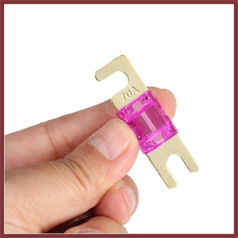 HEROFFIX 6pcs 70A AFS Mini ANL Fuse Replacement Electrical Protection
