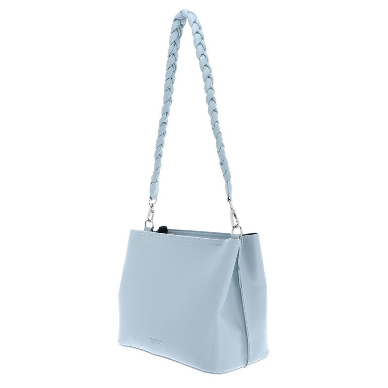 SEIDENFELT MANUFAKTUR Melbu Hobo Bag Ice Blue, Ice Blue