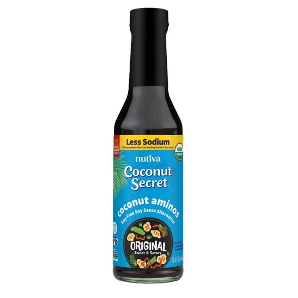 Coconut Secret Coconut Aminos Soy-Free Seasoning Sauce -- 8 Fl Oz
