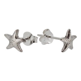 Touch Jewellery 925 Sterling Silver Starfish Stud Earrings